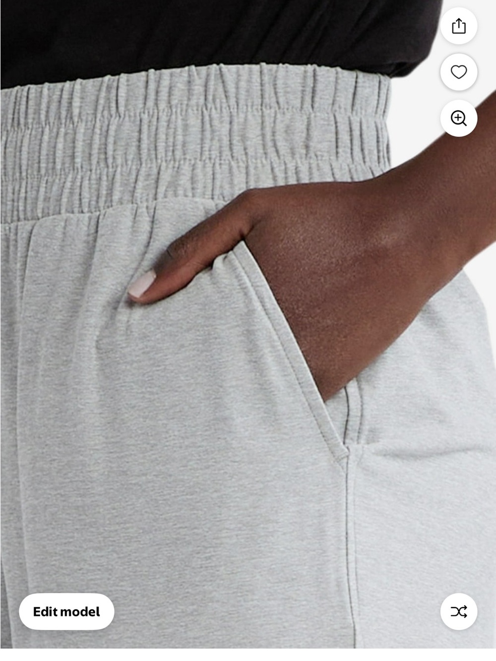 Athletic Works Buttercore Light Heather green Women's Athletic Shorts - Picture 9 of 10